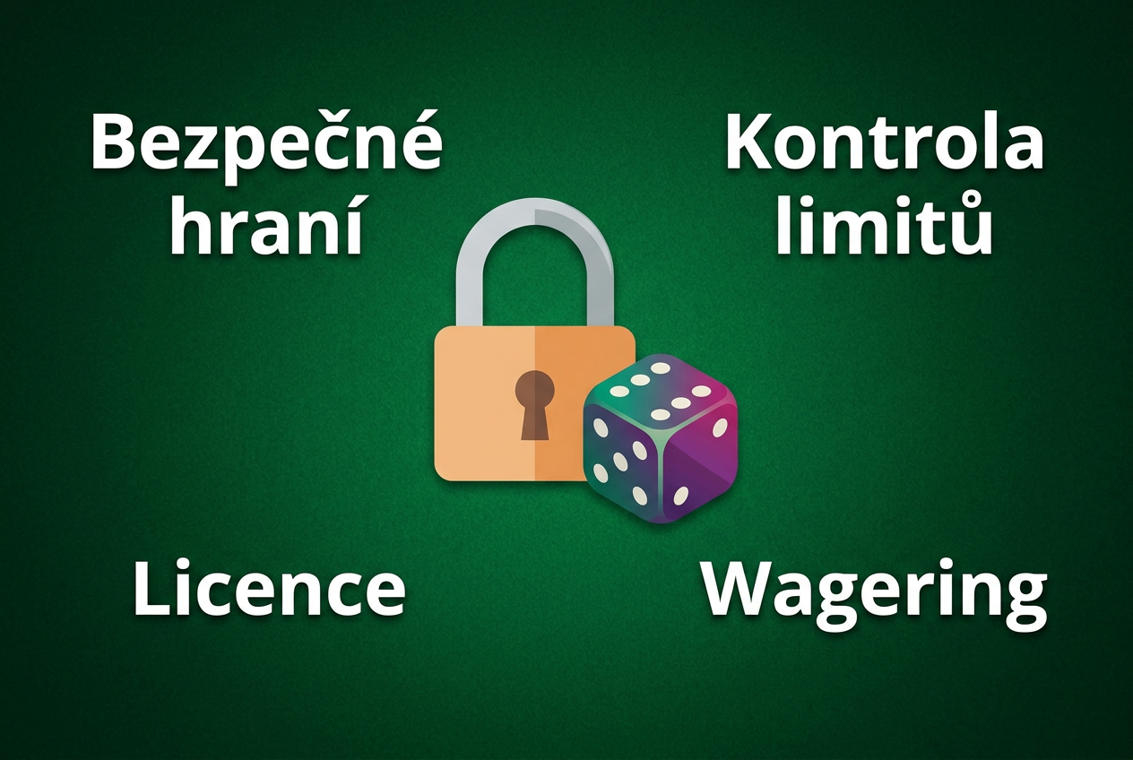 Infografika s bezpečnostními prvky a varovnými signály